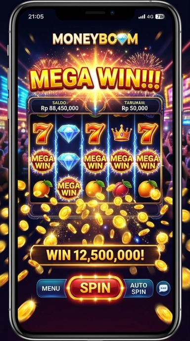 Proses unduh aplikasi yang cepat di moneyboom.